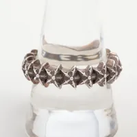 クロムハーツ スターバンドリング クロムハーツ スターバンド リング 925 12.6g A2065235｜中古