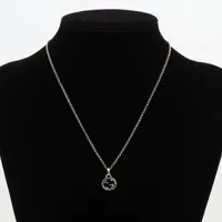 美品　グッチ　ネックレス　アラベスク　インターロッキング　GG シルバー　925 グッチ インターロッキングG アラベスク ネックレス 925 7.5g