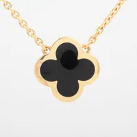 CELINE オニキス & ロジウム モノクローム ビーズ ネックレス CELINE モノクローム ビーズ ネックレス / オニキス & ロジウム