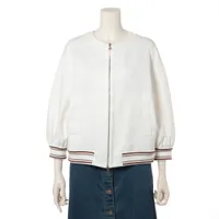 美品【マックスマーラ】ブルゾン　ジャンバー　羽織り　ナイロン　洗える　白 L Collection 'S Max Mara 送料無料｜マックスマーラ公式サイト