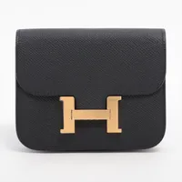 エルメス MC2ガリレイ ヴォーエプソン コンパクトウォレット ゴールド