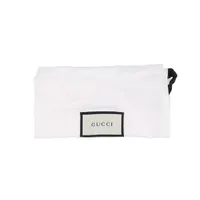 GUCCI ラバーサンダル ホワイト サイズ37 GUCCI グッチ ミニダブルG ラバーソールサンダル レディース