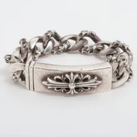 売約済 正規品 クロムハーツ 8mm オニキス ブレスレット BEAD クロス クロムハーツ CHROME HEARTS 8mm オニキス ブレスレット クロス