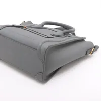 セリーヌ ラゲージ ナノショッパー レザー 2WAYハンドバッグ