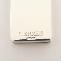 美品　HERMES エクリプス エヴリン　シルバー　Ｈロゴ マネークリップ HERMES エルメス マネークリップ エクリプス エブリン パン