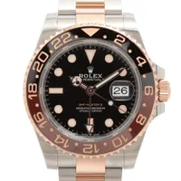 ブレゲ マリーンGMT 5857BR/Z2/5ZU PG×ラバー AT グレー文字盤