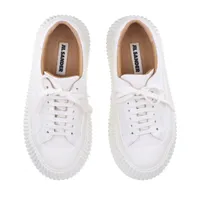 美品✨ジルサンダー ラバーソール 厚底スニーカー 白 ローカット レザー 42 JIL SANDER - 【美品】 JIL SANDER / ジルサンダー