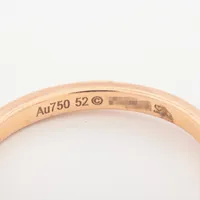 カルティエ バレリーナカーブ ハーフエタニティ ダイヤ リング 750(PG