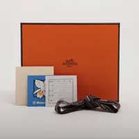 エルメス シェーヌダンクル スクエアプレート 陶器 底印「音符