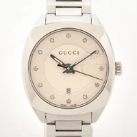 ⭐【美品希少レア】グッチ6000.L.ホワイトフェイス腕時計(稼働品) グッチ 腕時計｜中古ブランド品・ブランド古着通販｜ALLU