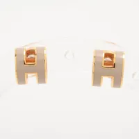 エルメス　ミニポップH(片耳) エルメス ミニポップH ピアス(両耳用 片方のみ) GP ゴールド