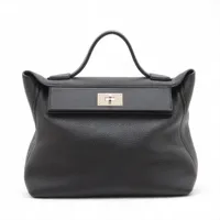 エルメス サック24/24-35 トゴ ブラック シルバー金具 D:2019年