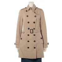 美品ꕥバーバリー ケンジントン トレンチコート ロング レディース ベージュ バーバリー BURBERRY 80452881 コート レディース アウター