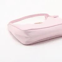 【PRADA】テスートナイロンバッグレザー エナメル 白タグ ピンク プラダ テスート ナイロンxレザー ショルダーバッグ ピンク