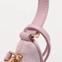 【PRADA】テスートナイロンバッグレザー エナメル 白タグ ピンク プラダ テスート ナイロンxレザー ショルダーバッグ ピンク
