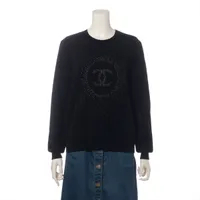 シャネル ココマーク P57 キュプラ ニット 36 レディース ブラック