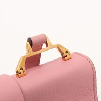 ミュウミュウ マドラス レザー ショルダーバッグ ピンク 5BH609