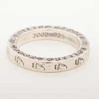 CHROME HEARTS スペーサーリング 3mm タンアンドリップ 10号 クロムハーツ スペーサーリング リップ&タン 3mm リング 925 5.9g