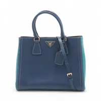 【美品】プラダ ハンドバッグ 2way サフィアーノ テスート 正規 極美品】PRADA プラダ 2way トートバッグ ショルダーバッグ