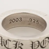 クロムハーツ スペーサーリング FUCK YOU 6mm リング 925 9.3g