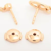 エルメス シェーヌダンクル カオス ダイヤ ピアス 750(PG) 6.3g