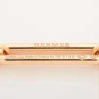 エルメス　HERMES シェーヌダンクル　カオス　ピアス　メンテ済み エルメス☆シェーヌダンクル カオス ピアス☆レア☆ - メルカリ
