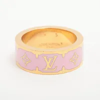 ほぼ未使用　ルイヴィトン　リング　バーグファランドール　レジン　モノグラム　桜色 中古】 ルイヴィトン リング バーグ ファランドール M65816