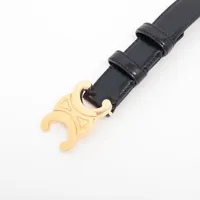 CELINE トリオンフ ベルト ブラック サイズ85 楽天市場】CELINE セリーヌ ベルト TRIOMPHE BELT トリオンフ