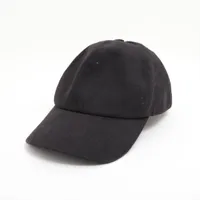 【美品】グッチ GGキャンバス キャップ L ポリエステル×ナイロン ブラック GUCCI グッチ キャップ 帽子 メンズ レディース ベースボール