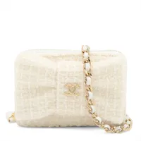 シャネル マトラッセ ツイード チェーンショルダーバッグ ノベルティ