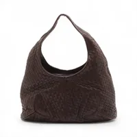 高級＊ボッテガヴェネタ イントレチャート ワンショルダー レザー ブラック BOTTEGAVENETA ボッテガヴェネタ ワンショルダーバッグ イントレ