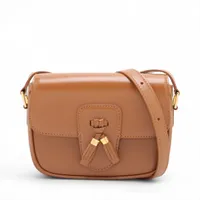 セリーヌ ショルダーバッグ 2way ウエストポーチ レザー ブラウン 美品】CELINE ブラウンレザー ショルダーバッグ