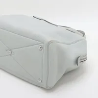 【付属品あり】HERMES ヴィクトリアII35セージ シルバー金具 エルメス ヴィクトリア35 トリヨンクレマンス ブルー
