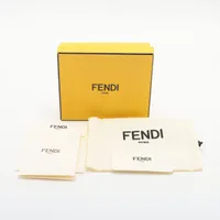 専用■フェンディ コンパクトウォレット ズッカ柄 ロゴプリント PVC レザー 専用□フェンディ コンパクトウォレット ズッカ柄 ロゴプリント
