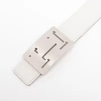 エルメス Hベルト ホワイト レザー エルメス Hラッキー □K:2007 ベルト 85 レザー ホワイト