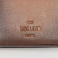 ベルルッティ カリグラフィ レザー ロングウォレット ブラウン