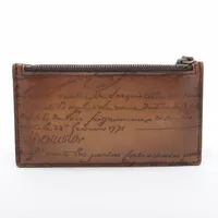 ベルルッティ　カリグラフィ　財布 Berluti】ベルルッティ『カリグラフィ 二つ折り短財布』メンズ 1