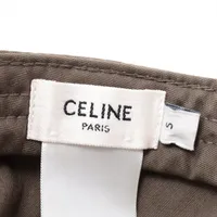 セリーヌ トリオンフ キャップ S コットン カーキ A3847740｜中古