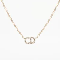 ほぼ新品DIOR、CLAIR D LUNE クレール　ディー　リュヌ DIOR | Clair D Lune ネックレス メタル & クリスタル