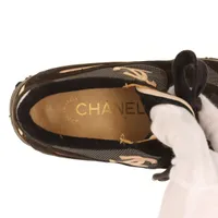 CHANELシャネル スエード靴 質屋 未使用 シャネル CHANEL スニーカー G39070 39 サイズ