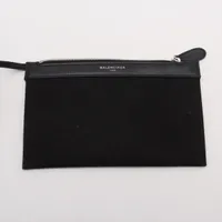 バレンシアガ　フェルト　ハンドバッグ　ネイビー×ブラック BALENCIAGA - バレンシアガ バッグ レディース トートバッグ