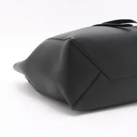 セリーヌ カバファントムスモール レザー トートバッグ ブラック