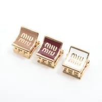 ミュウミュウ ヘアクリップ GP ゴールド A3848303｜中古ブランド