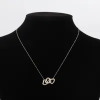 ティファニー トリプルハート ネックレス 925 3.9g シルバー
