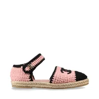 【カラバリ豊富♪】CHANEL サンダル サンダル - スウェード キッドスキン、ブラック — ファッション