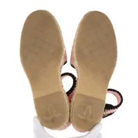 【カラバリ豊富！】CHANEL サンダル シャネル ココマーク ターンロック ファブリック サンダル 37C