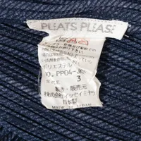 プリーツプリーズ ポリエステル ロングTシャツ 3 レディース ネイビー