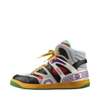 GUCCI マルチカラー ハイカット バスケットシューズ GUCCI◇バスケット/ハイカットスニーカー/36/マルチカラー/661310//