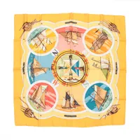 HERMES/エルメス カレ90 帆の美学 シルク スカーフ d_154 エルメス HERMES/スカーフ カレ90 光の帆船 VOILES DE LUMIERE