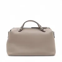 ベージュ レザー ハンドバッグ GIANNI NOTARO ワンハンドル ハンドバッグ 本革 黒 ベージュ